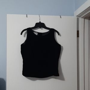 Velvety soft black top